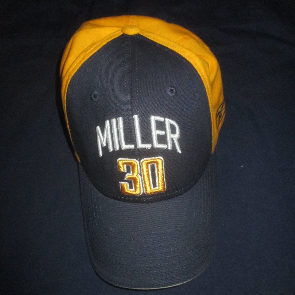 Miller 30 NHL Yellow Baseball Cap Buffalo Sabres adjustable Hat